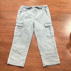 Volcom Light Blue Denim Boys Cargo Pants